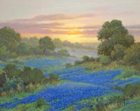 Bluebonnets in the Morning by Robert Pummill