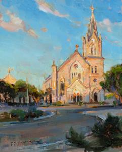 Bathed in Light - St. Mary's Cathedral, Fredericksburg TX by Daniel F. Gerhartz