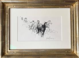 Remuda Horses by Bruce Greene